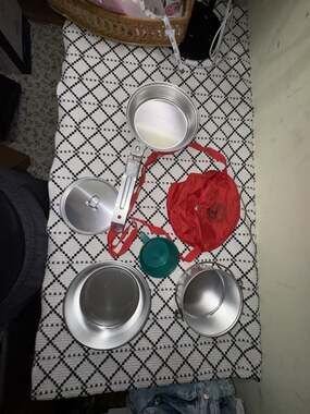 Vintage Boy Scouts of America Open Country Aluminum Mess Kit with Carrying Case